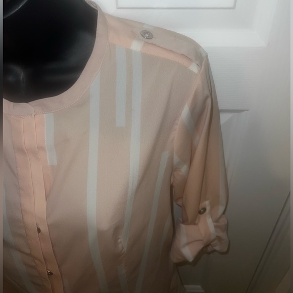 Calvin Klein Spring Button Up Blouse Size S - Picture 5 of 7